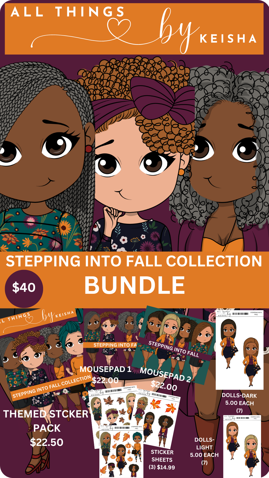 KEKE'S  SQUAD- STEPPING INTO FALL COLLECTION