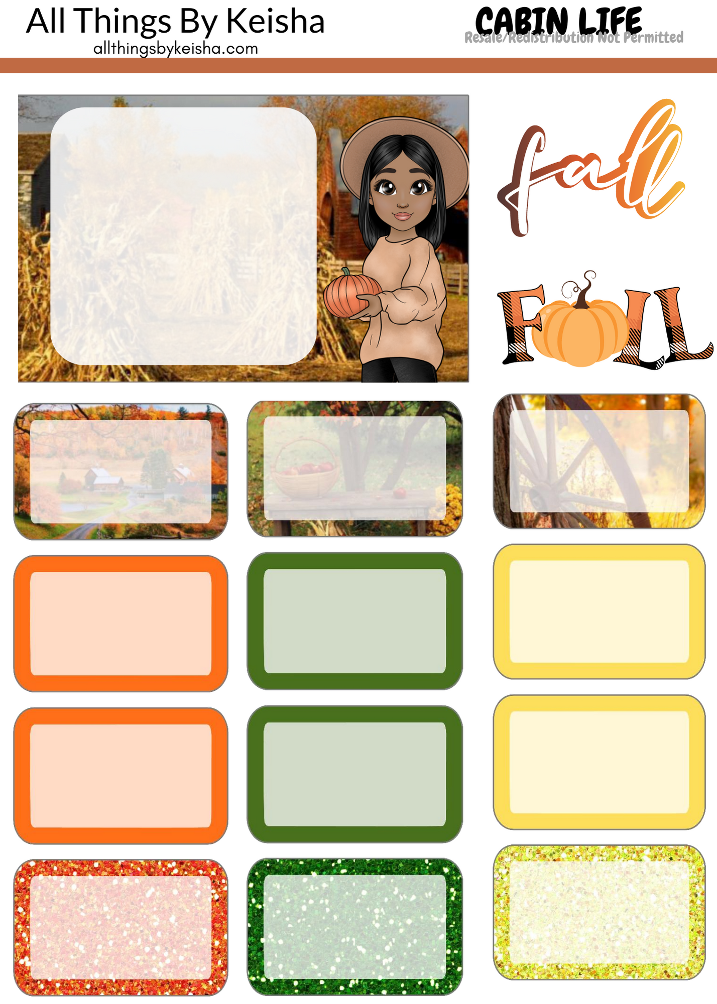 KEISHA'S SQUAD- CABIN LIFE