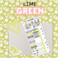 LIME GREEN HOBO WEEKLY KIT