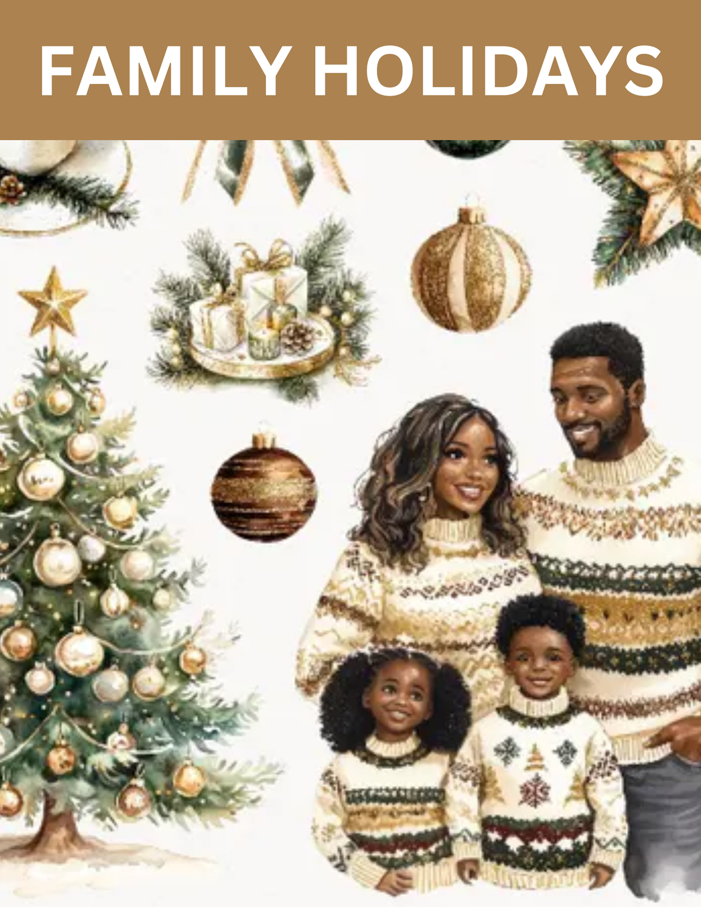 FAMILY HOLIDAYS DIGITAL STICKER BOOK