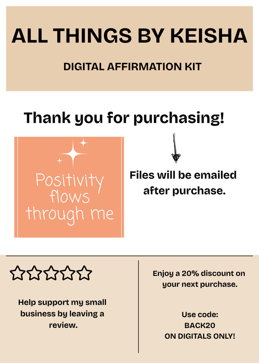 DIGITAL AFFIRMATION KIT
