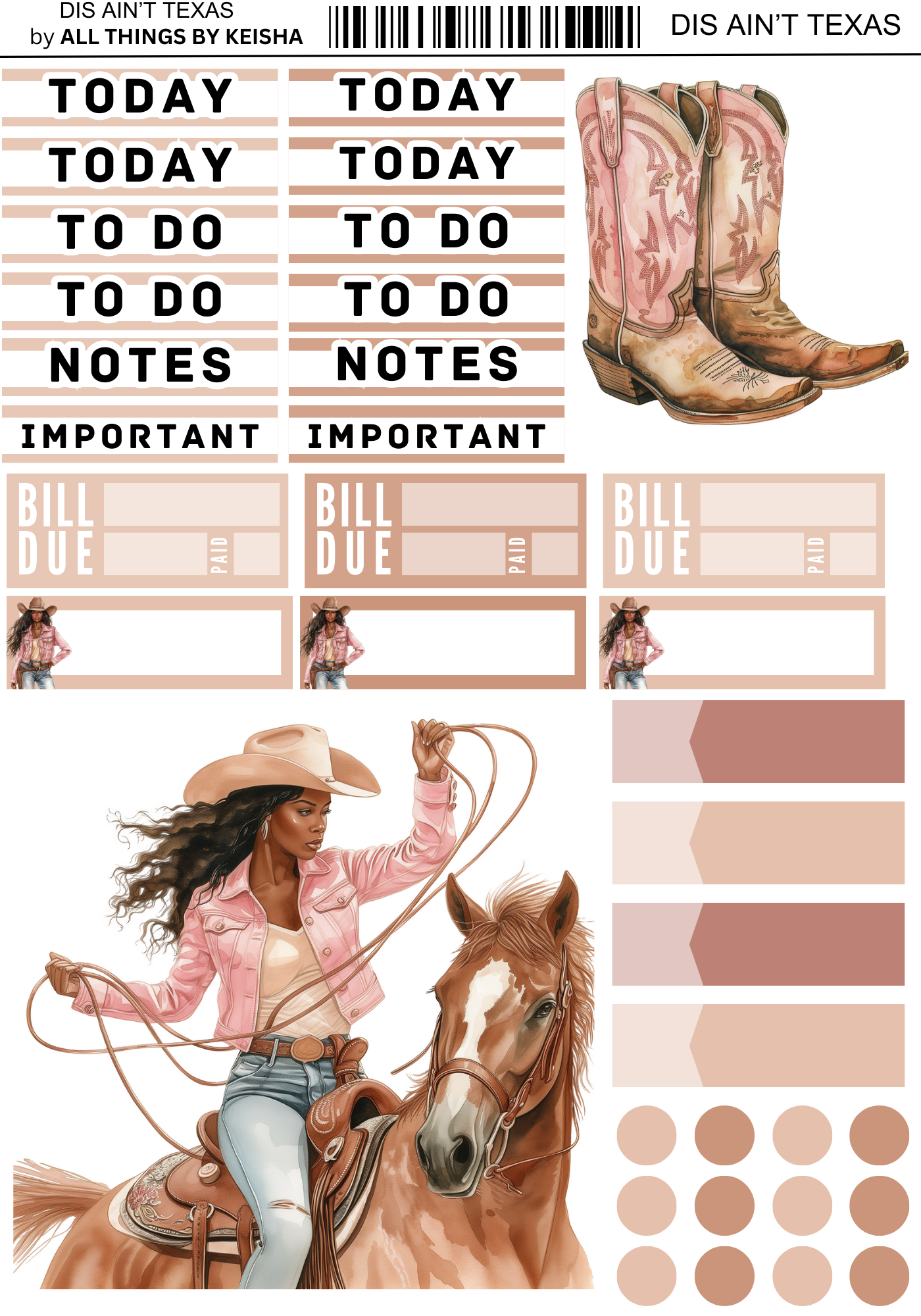 DIS AIN'T TEXAS WEEKLY KIT