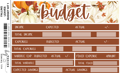 FALLING LEAVES BUDGET KIT