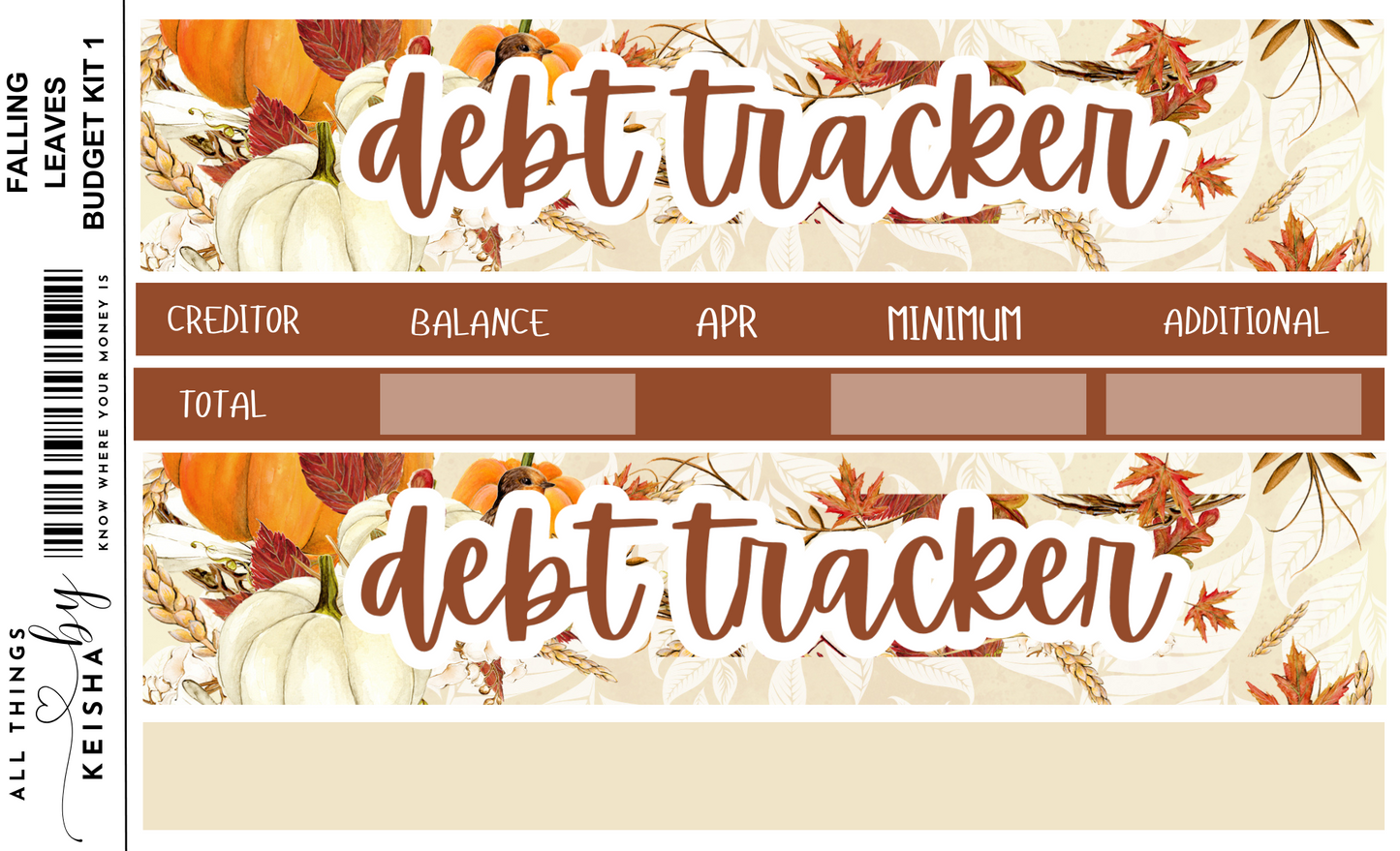 FALLING LEAVES BUDGET KIT