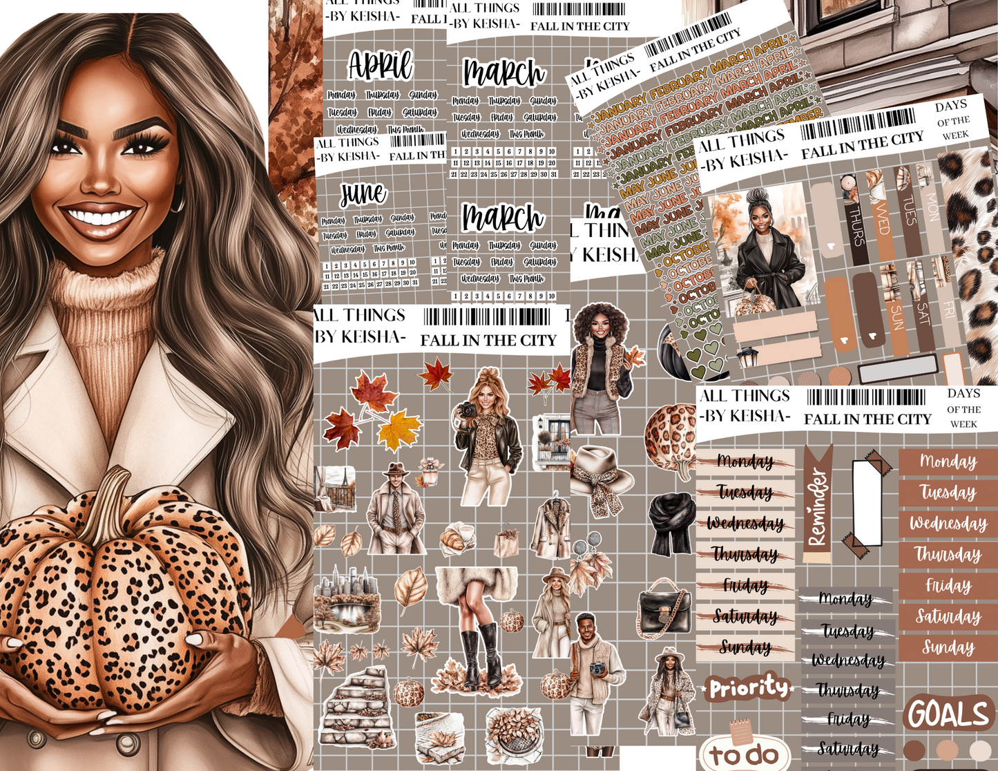 FALL IN THE CITY - JOURNAL PACK