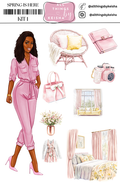 SPRING IS HERE - 2- PAGE FUNCTIONAL KIT