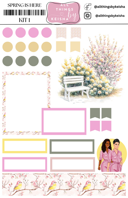 SPRING IS HERE - 2- PAGE FUNCTIONAL KIT