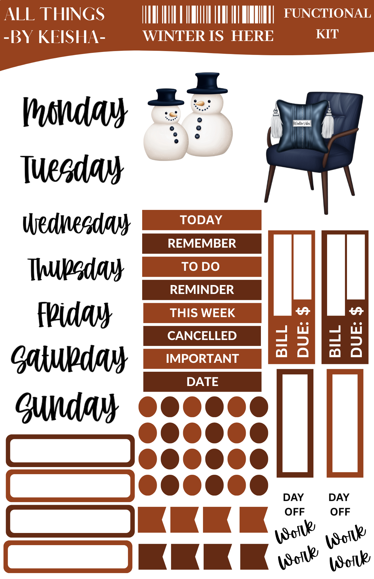 WINTER IS HERE FUNCTIONAL KIT