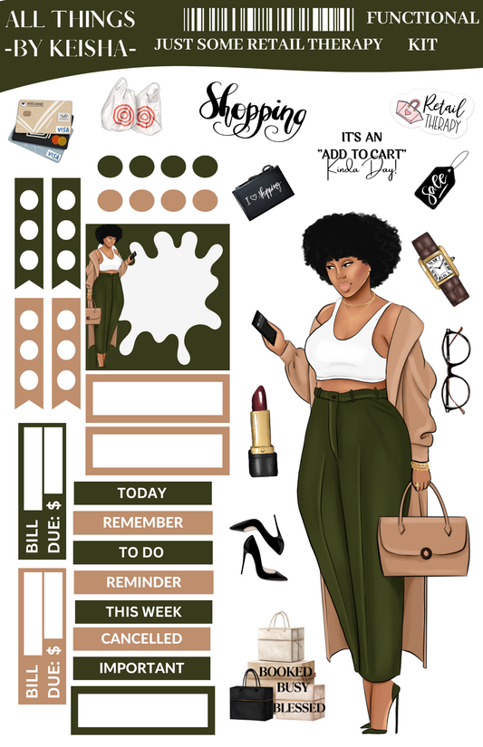 JUST SOME RETAIL THERAPY FUNCTIONAL KIT