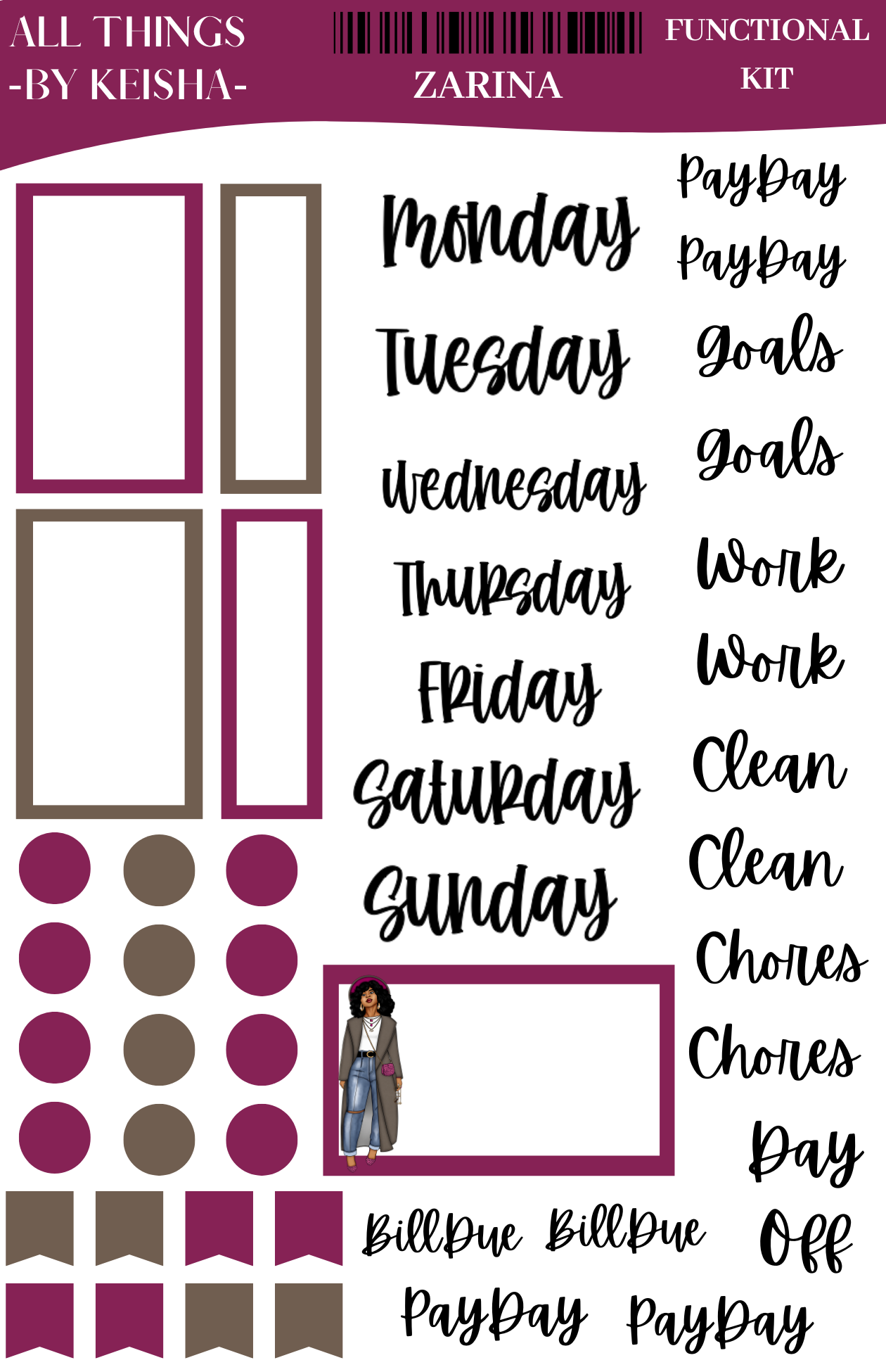 ZARIA FUNCTIONAL KIT