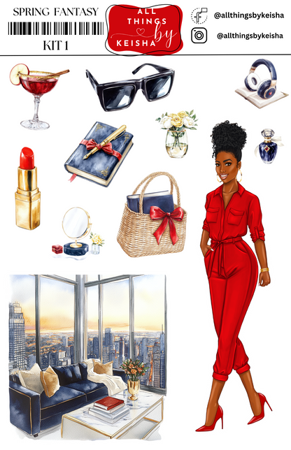 SPRING FANTASY 2- PAGE FUNCTIONAL KIT