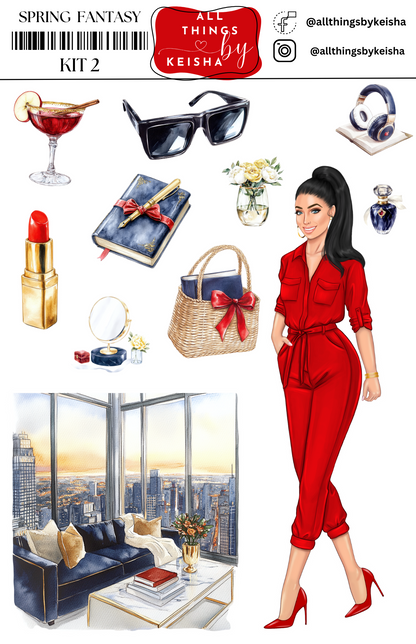 SPRING FANTASY 2- PAGE FUNCTIONAL KIT