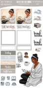 Cozy Reading Planner Stickers