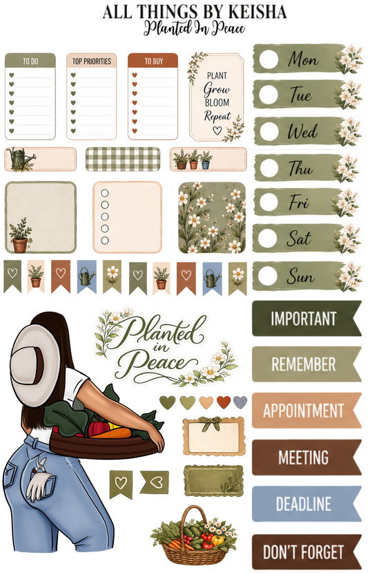 PLANTED IN PEACE FUNCTIONAL KITS