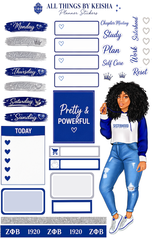 SISTERHOOD- ZETA PHI BETA INSPIRED