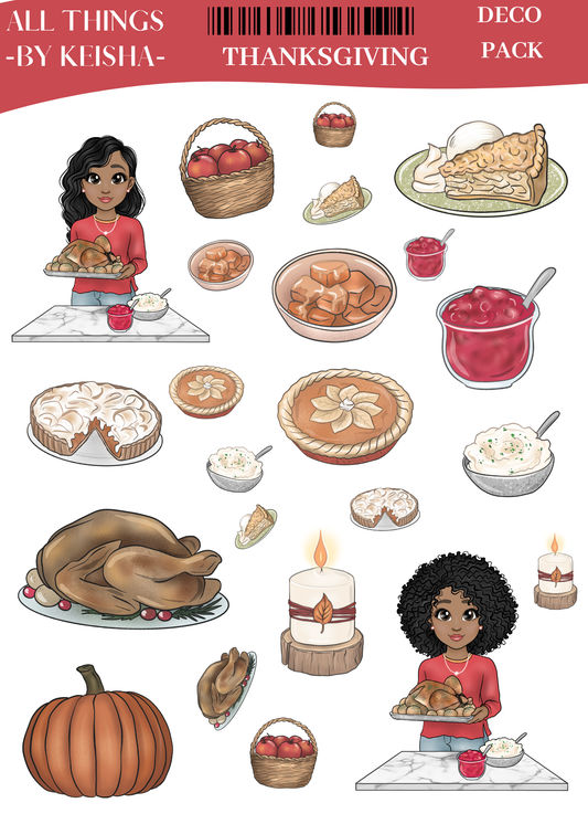 GLAM MA KEKE THANKSGIVING  DECO KIT