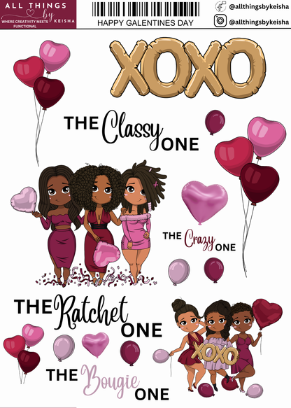 HAPPY GALENTINES DAY THEMED PACK