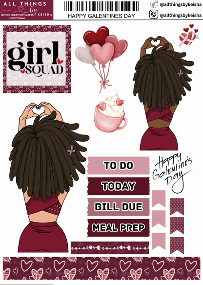 HAPPY GALENTINES DAY THEMED PACK