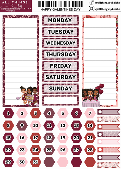HAPPY GALENTINES DAY THEMED PACK