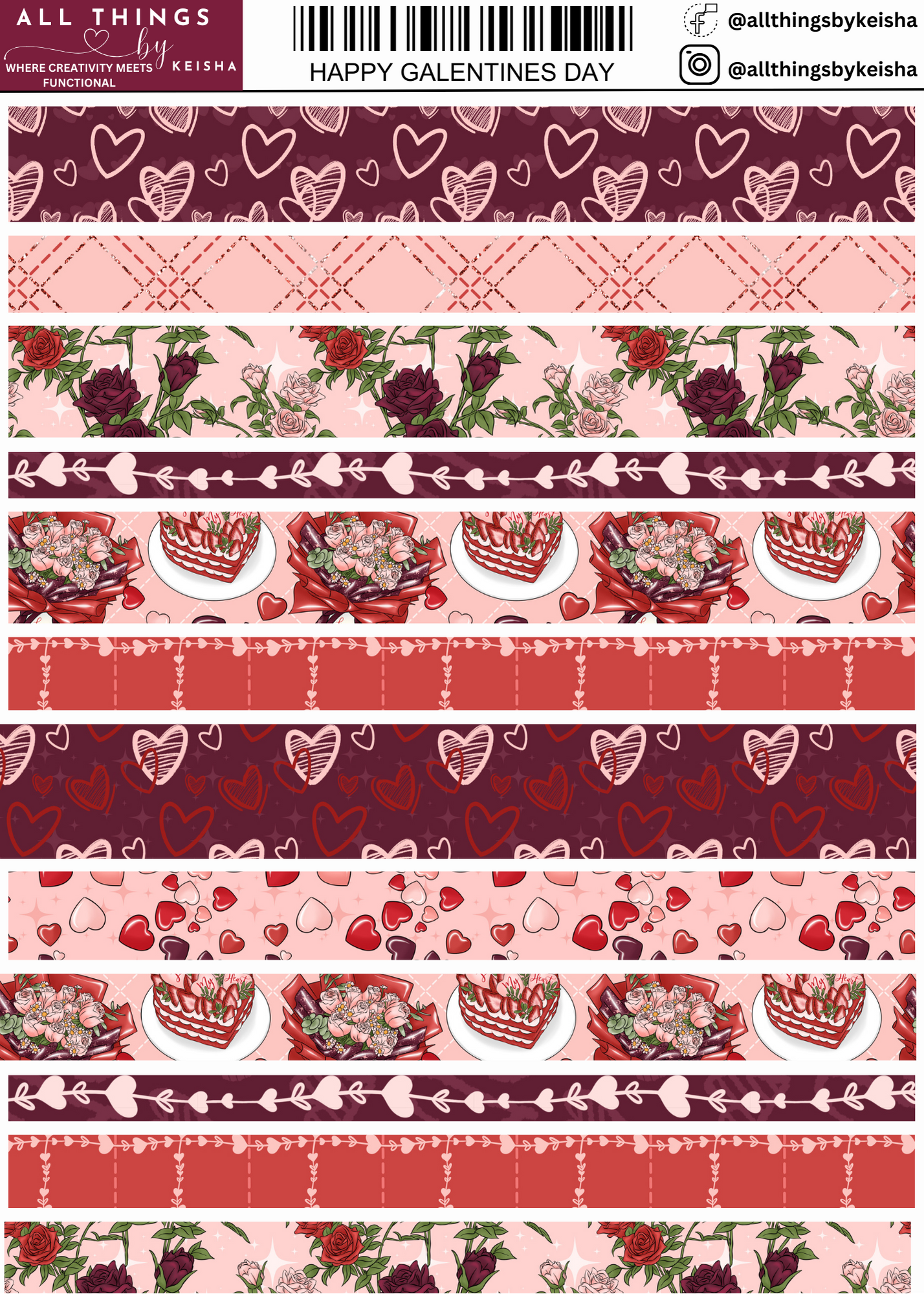 HAPPY GALENTINES DAY THEMED PACK