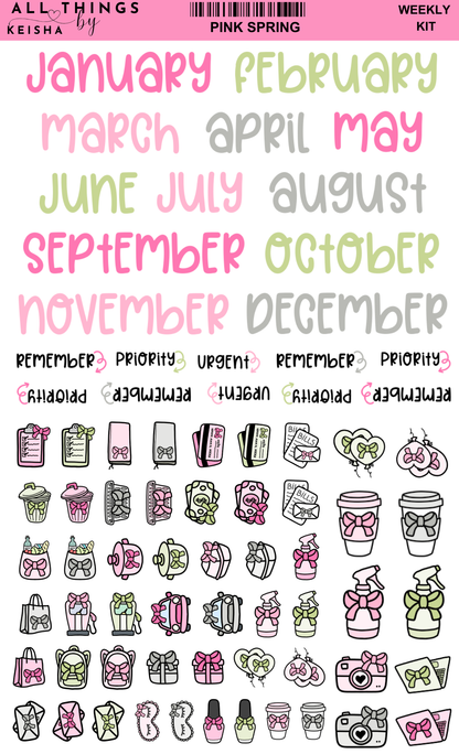 PINK SPRING FUNCTIONAL HOBO KIT