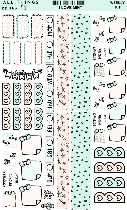 I LOVE MINT FUNCTIONAL HOBO KIT