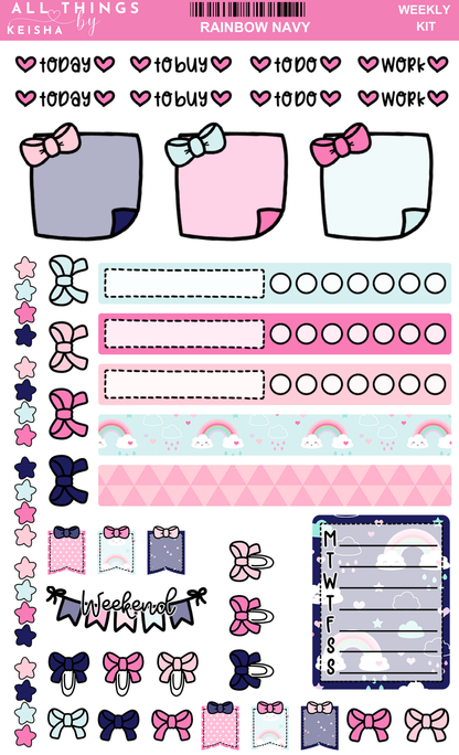 RAINBOW NAVY FUNCTIONAL  HOBO KIT
