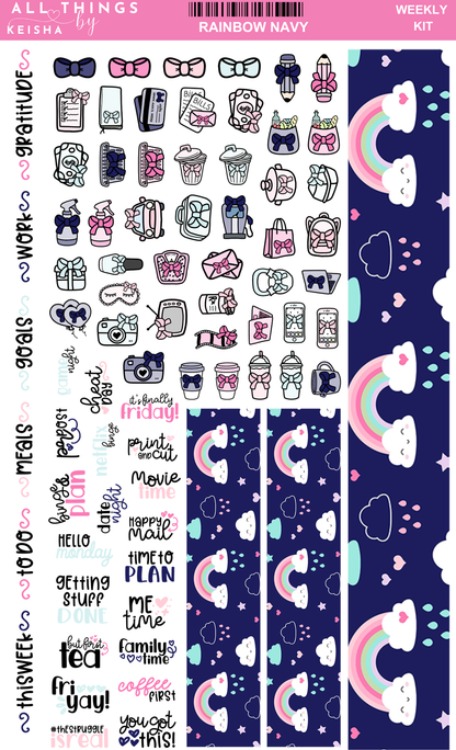 RAINBOW NAVY FUNCTIONAL  HOBO KIT