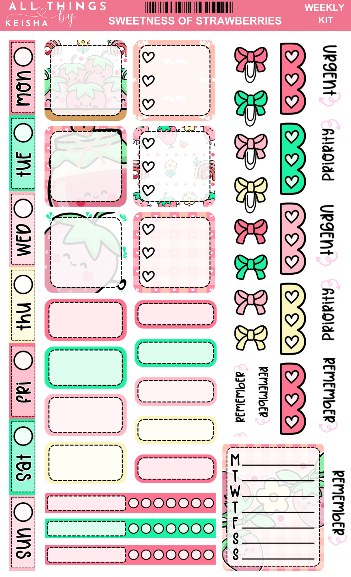 SWEETNESS OF STRAWBERRIES FUNCTIONAL HOBO KIT