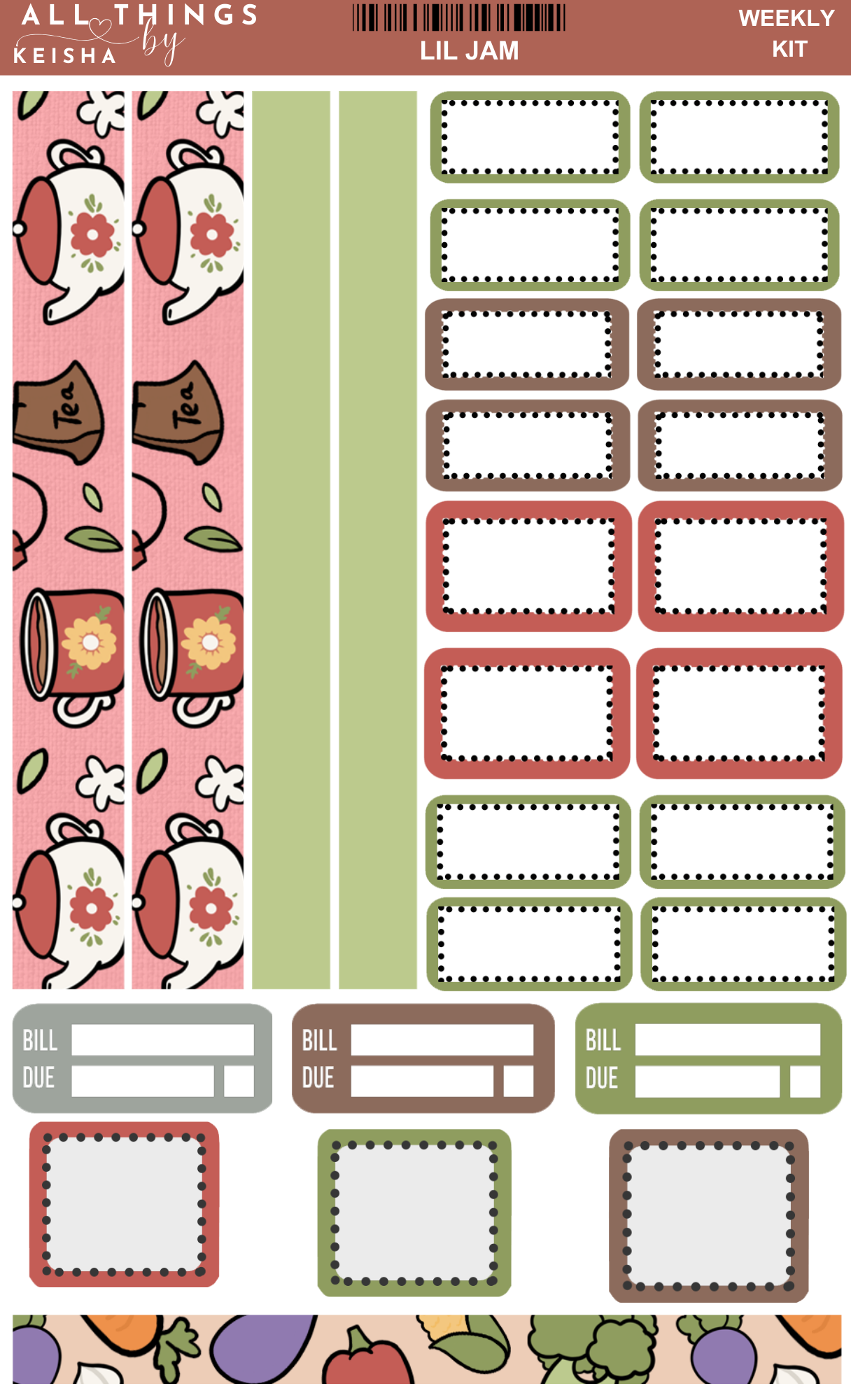 LIL JAM WEEKLY HOBO KIT