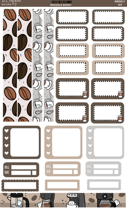 SNUGGLE BUDDY  HOBO WEEKLY VERTICAL KIT