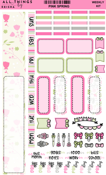 PINK SPRING FUNCTIONAL HOBO KIT