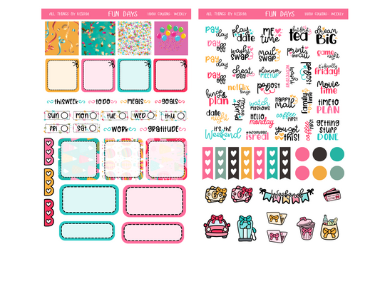 FUN DAYS - HOBO COUSINS- WEEKS KIT