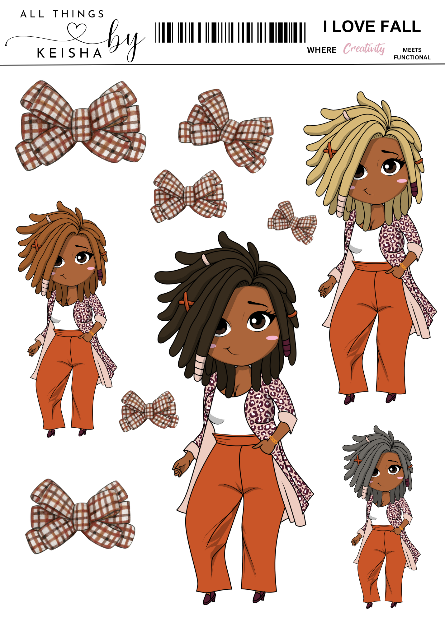 KEKE'S SQUAD - I LOVE FALL THEMED PACK