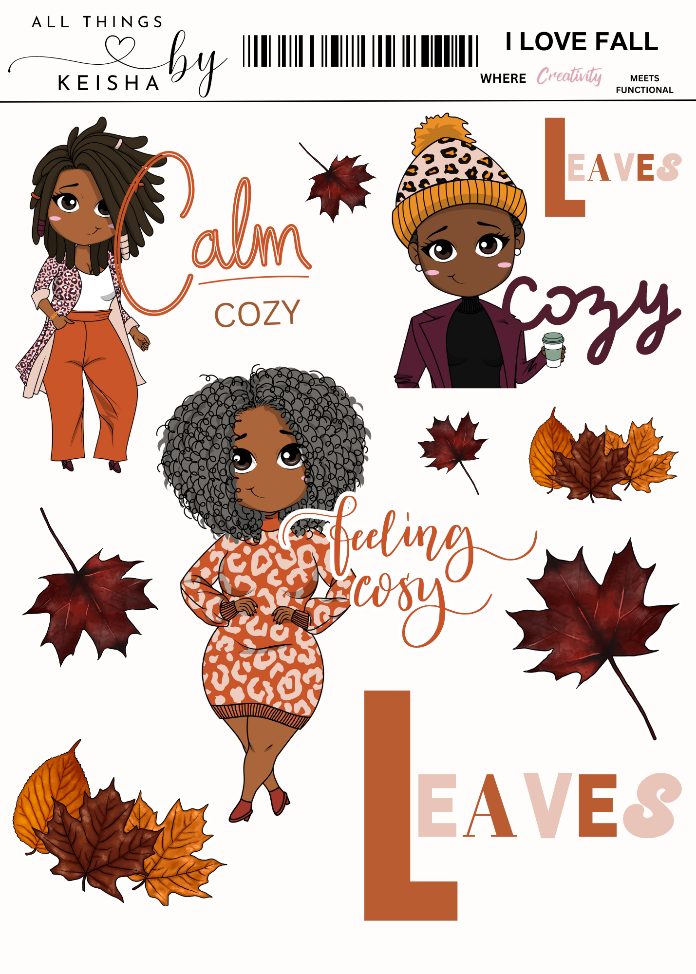 KEKE'S SQUAD - I LOVE FALL THEMED PACK