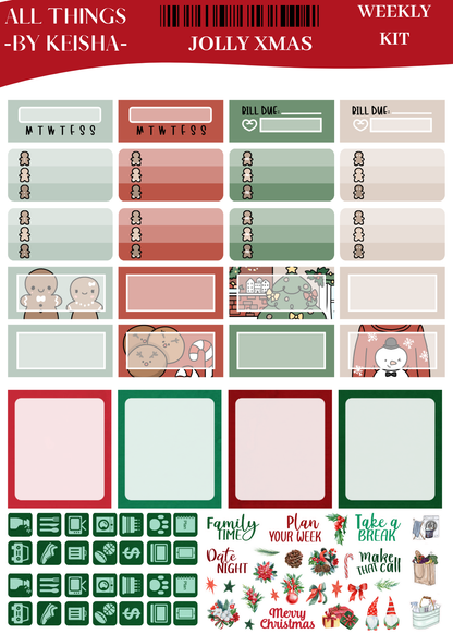 GLAM MA KEKE - JOLLY XMAS FUNCTIONAL  WEEKLY KIT