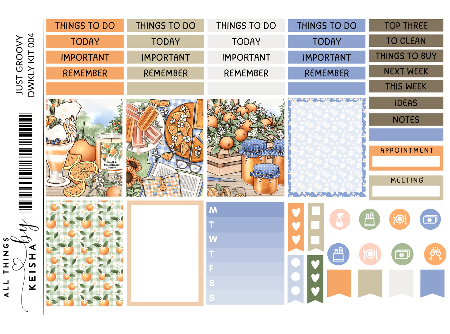 JUST GROOVY FULL WEEKLY KIT