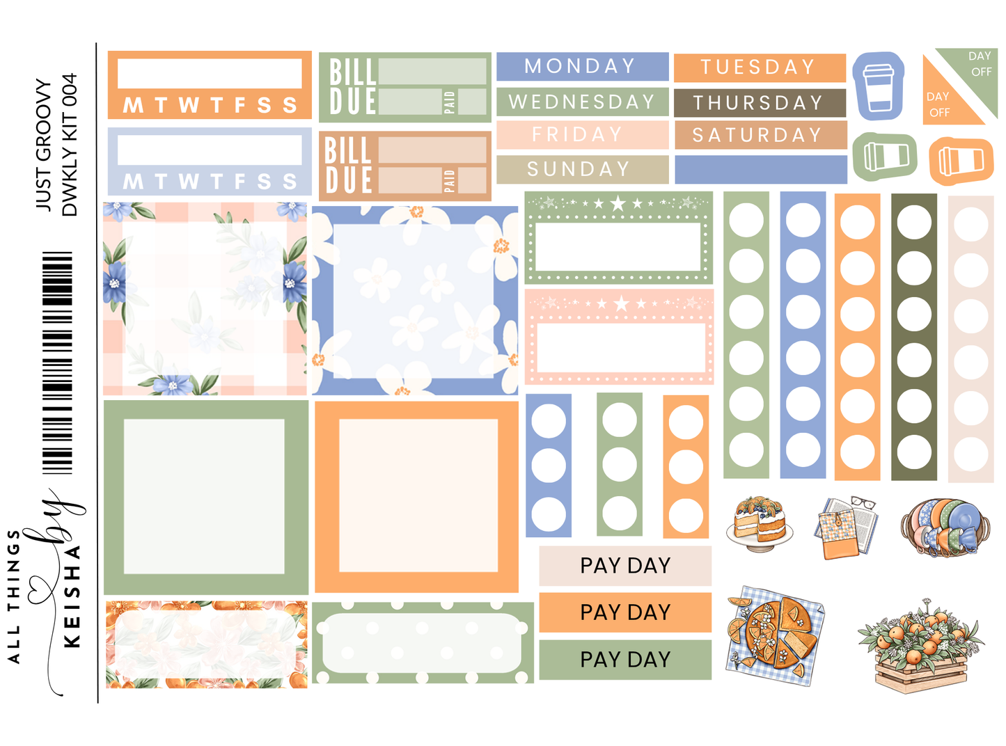 JUST GROOVY FULL WEEKLY KIT