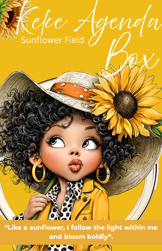 KEKE AGENDA B0X- SUNFLOWER FIELD