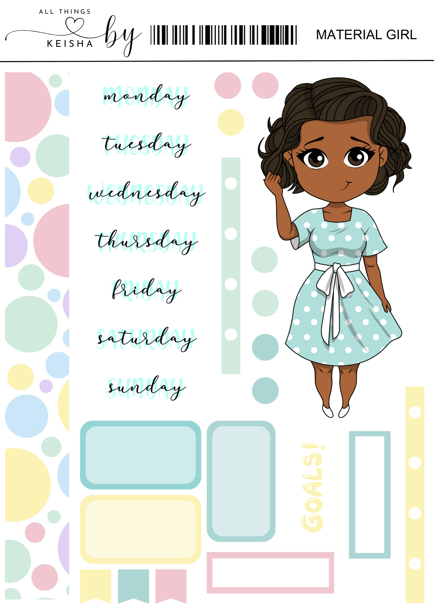 KEKE'S SQUAD - MATERIAL GIRL - DARK