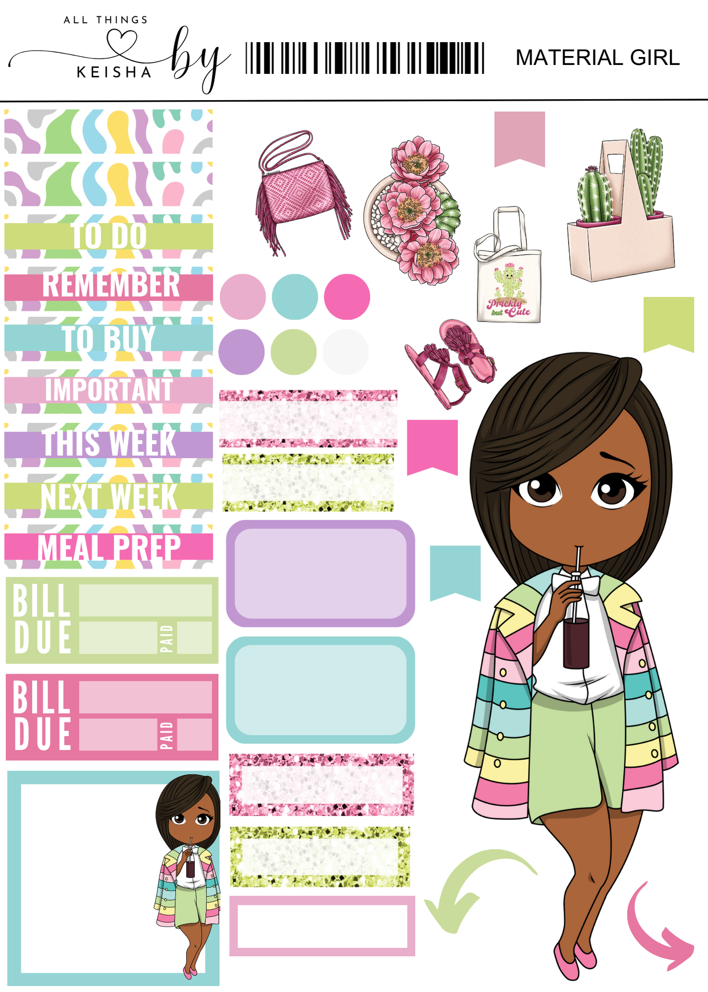 KEKE'S SQUAD - MATERIAL GIRL - DARK