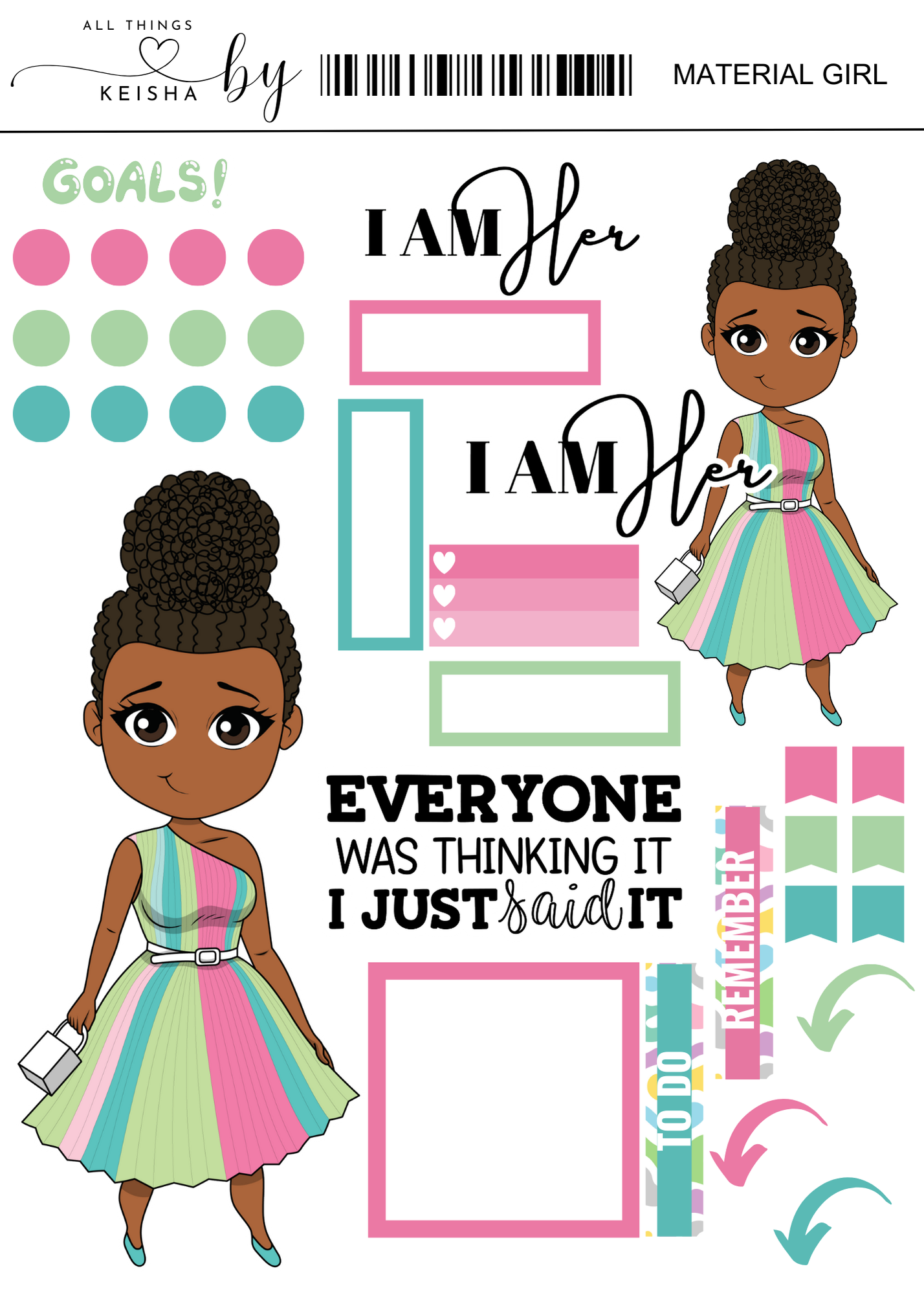 KEKE'S SQUAD - MATERIAL GIRL - DARK