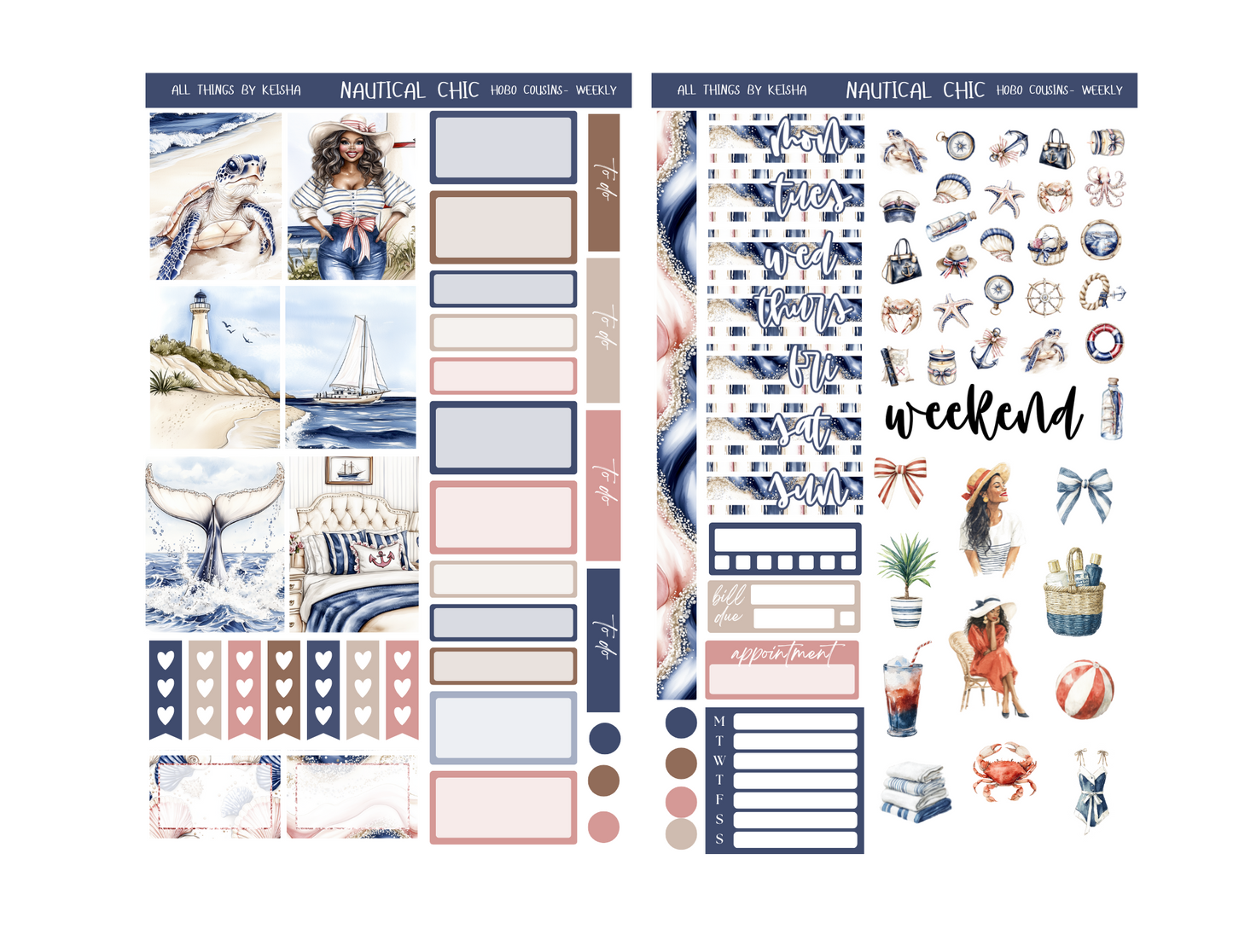 NAUTICAL CHIC HOBO COLLECTION