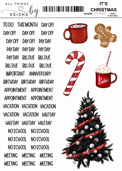 KEKE GLAM SQUAD - "IT'S CHRISTMAS THEMED PACK"