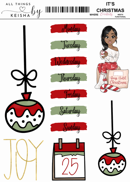 KEKE GLAM SQUAD - "IT'S CHRISTMAS THEMED PACK"