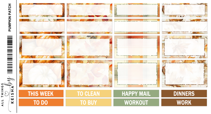 PUMPKIN PATCH WEEKLY KIT