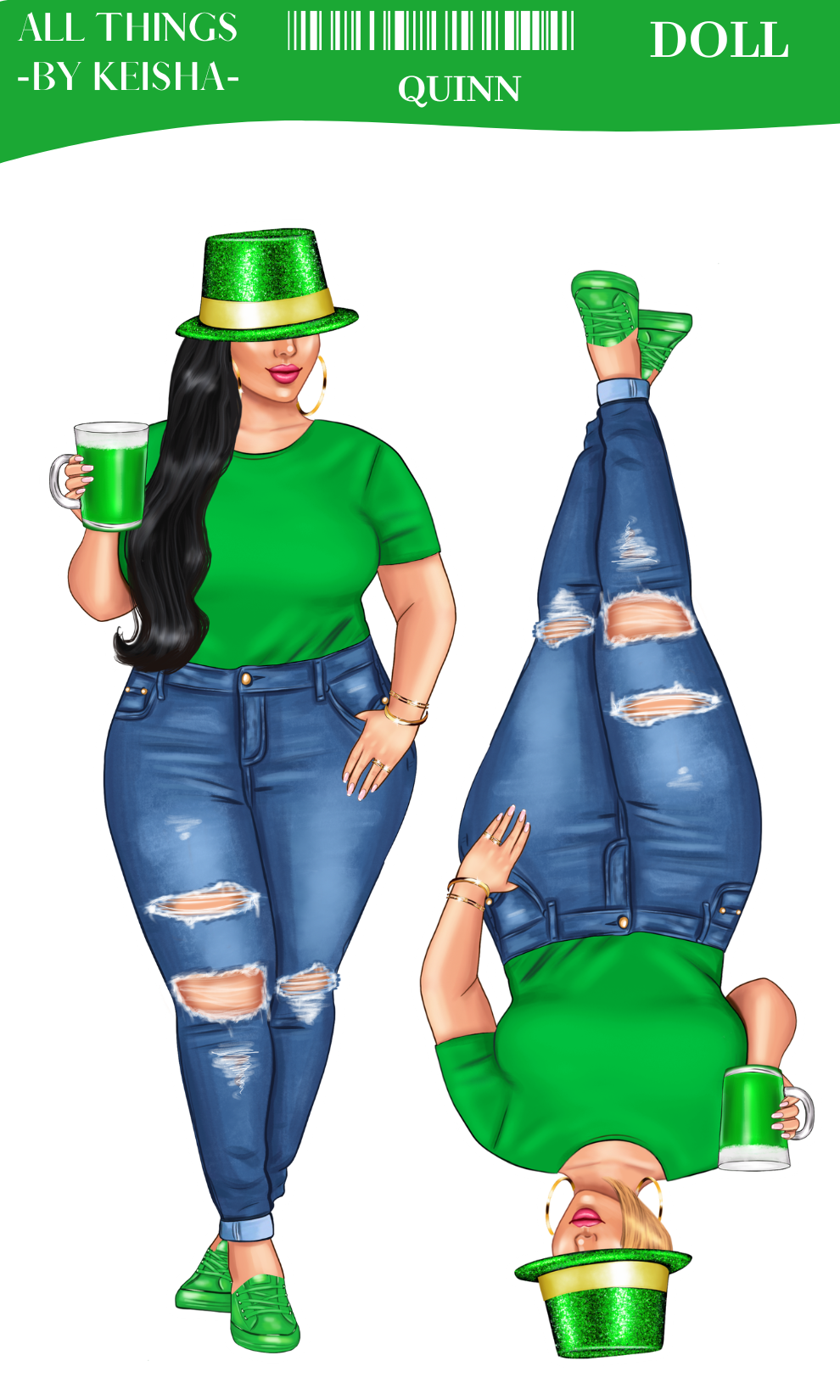 ST PATRICK DAY DOLLS - LIGHT