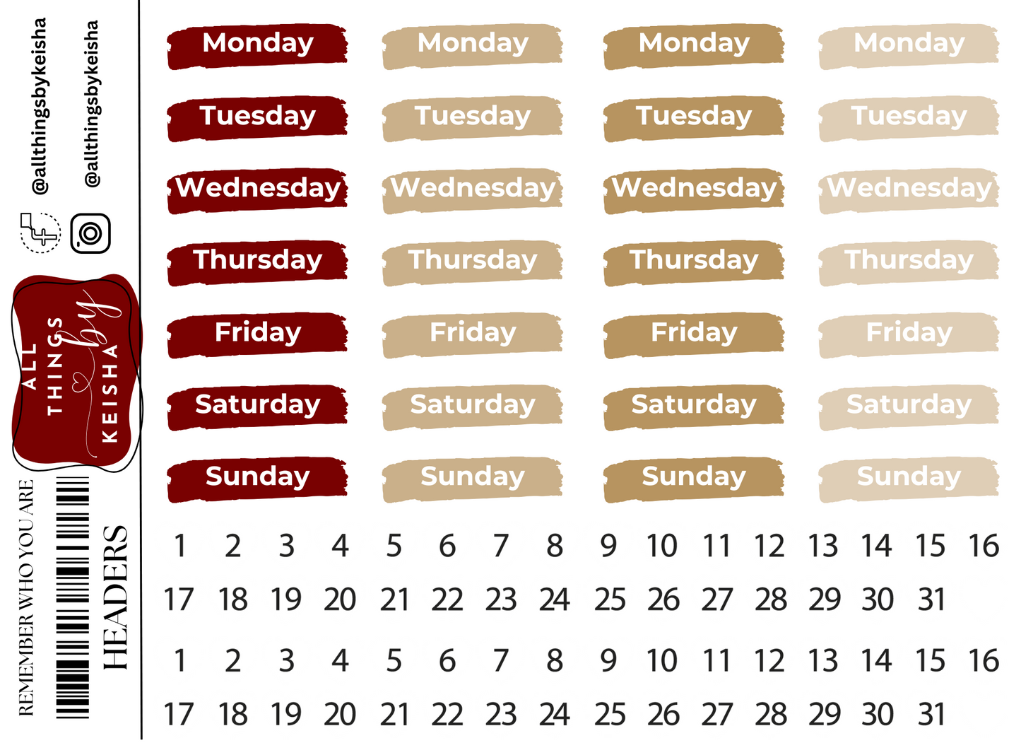 REMEMBER WHO YOU ARE