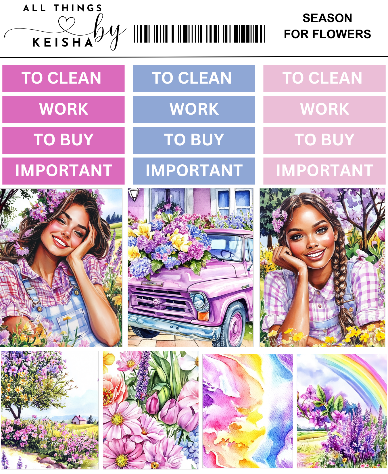 SEASON FOR FLOWERS WEEKLY KIT