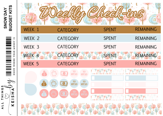 SNOW DAY BUDGET KITS